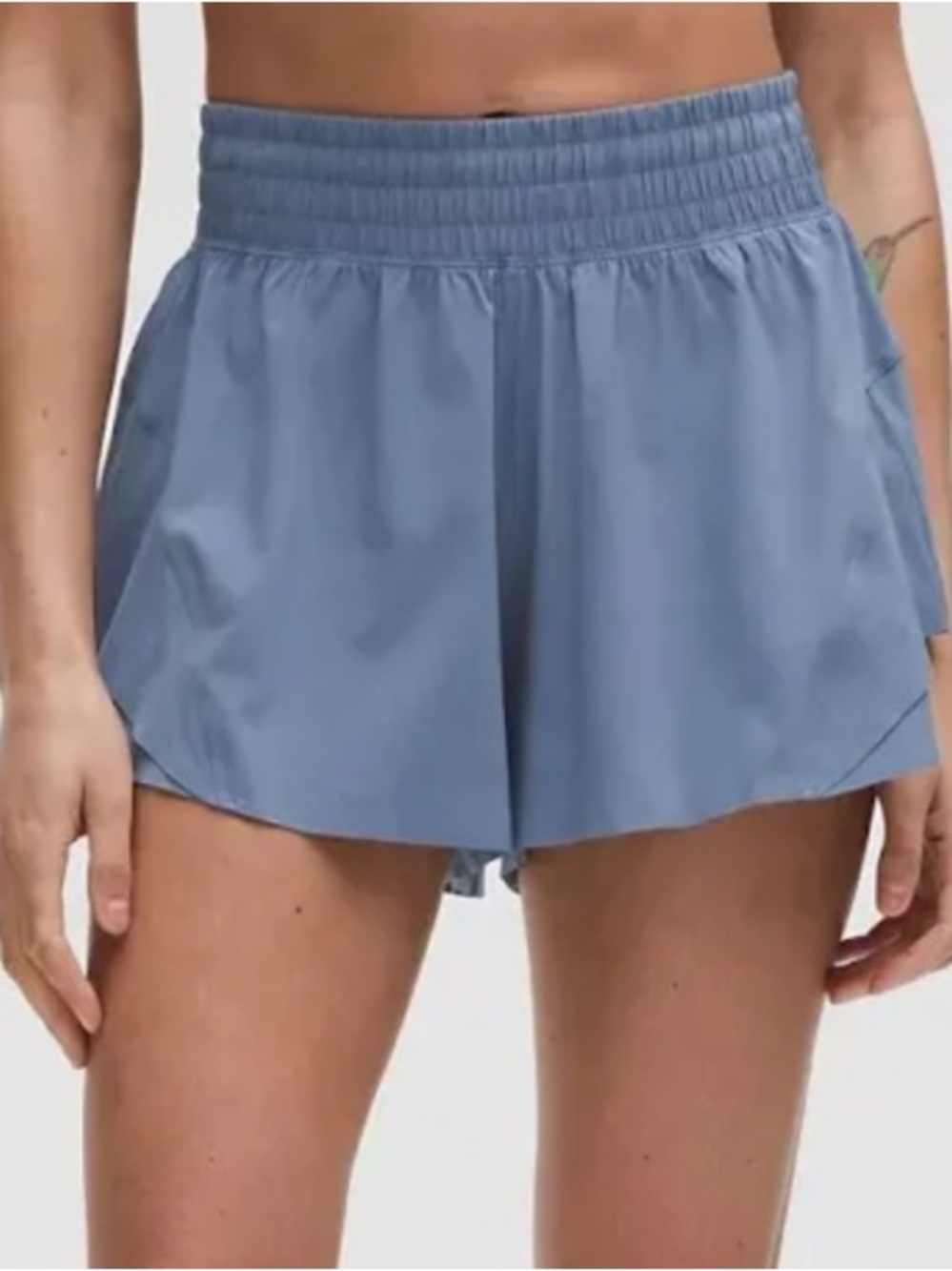 Lululemon athletica Shake It Out High-Rise Running Shorts 2.5” in Club Blue